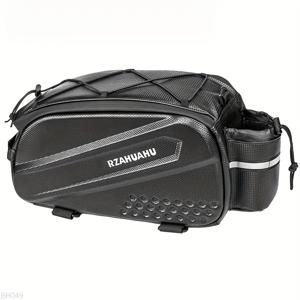 TEMU 자전거용 대용량 하드 쉘 리어 백, 방수 및 후면 랙용으로 설계됨