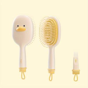 TEMU 여성용 특수 긴 머리 웨이빙 도구 에어 쿠션 빗 마사지, 가정용 정전기 방지 푹신한 빗, 에어백 빗