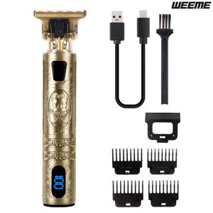 TEMU 남성용 T타입 무선 헤어 및 수염 정리기, USB 충전식 트리머, LED 디지털 디스플레이로 정밀한 전원 제어, 헤어 스타일링 및 수염 정리에 적합한 토니스 클리퍼 디자인, 다양한 그루밍 요구 사항 충족, 조작이 쉬운 실용적인 그루밍 도구의 첫 번째 선택