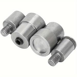 TEMU 스냅 단추용 헤비 듀티 버튼 몰드 패턴 세트, 핸드 프레스 고정 장치에 적합, 633 스냅 (12.5mm)과 호환 가능