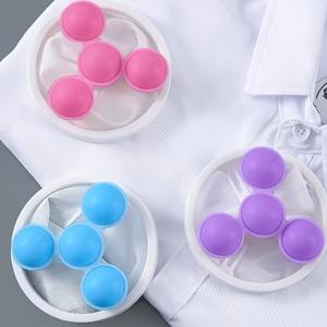 TEMU 고품질 플로팅 메시 백 3개 세트 - 반려동물 털, 보풀, 기타 쓰레기 수집용으로 디자인됨 - 세탁기, 세탁, 청소 작업에 사용 가능한 재사용 가능한 직사각형 헤어 필터 백