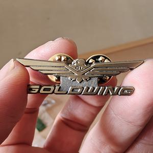 TEMU 일본 골든 윙 레트로 독수리 배지 브로치 (재킷 및 가방용)