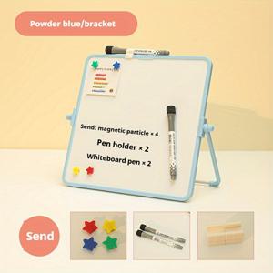 TEMU 양면 화이트보드 자석 지워지는 브래킷 화이트보드 사무실 데스크탑 쓰기 보드 걸이형 퍼즐 소형 드로잉 보드 가정용 칠판 메시지 보드 테이블 메모 보드 지워짐