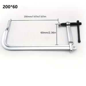 TEMU 목공용 헤비듀티 F-클립, 퀵 클램프 강철 단조 홀더, 60/80톤 고정 장치, 스틸 클립 홀더