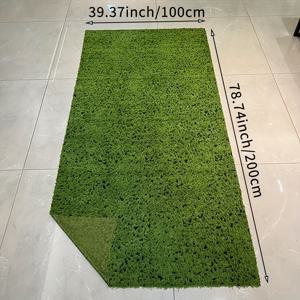 TEMU 푸른 인조 이끼 매트 - 집, 파티 & 결혼식 장식에 완벽 | 봄/여름 계절 악센트 | 폴리에스테르, 용기 필요 없음