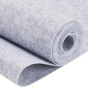 TEMU 1롤 폴리에스터 펠트 원단, 크리스마스용, 4가지 색상, 15.7인치x78.70인치, 두께 0.04인치, 연회색, 진회색, 카키, 그린 펠트 천, 직사각형 펠트 패드, DIY 공예 재료, 할로윈 공예용