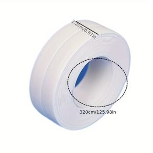 TEMU 욕실 화장실 주방용 틈새 밀봉 방수 실런트 테이프 150cm/59.6in X 320cm/125.98in