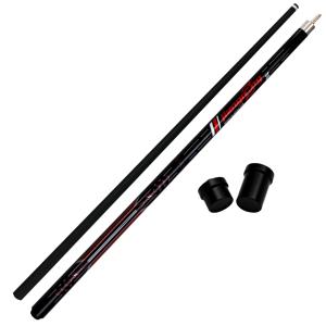 TEMU 58.5인치 소형 몬스터 카본 파이버 스누커 큐 (12.5mm 멀티 레이어 가죽 팁, 20 OZ 무게, 3갈래 퀵 커넥트 조인트, 변형 방지, 구부림 방지, 파손 방지, 편안한 미끄럼 방지 그립)