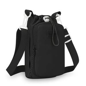 TEMU 1개 스포츠 드로스트링 크로스바디 물병 백팩, 어깨끈 포함, 보온병 및 휴대폰 같은 소품 수납 가능, 하이킹 및 캠핑용