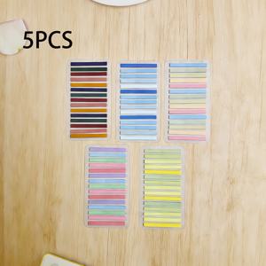 TEMU 다기능 접착식 색인 탭 5개: 투명 페이지 마커, 편리한 책갈피, 창의적인 포스트잇 탭, 효율적인 페이지 라벨링 솔루션, 컴팩트한 팝업 색인과 소형 라벨 스티커 포함, 표시, 주석, 메모용으로 적합