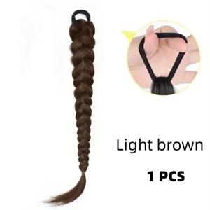 TEMU 20인치 우아한 볼륨 브레드 헤어 익스텐션 - 여성용 고온 단백질 필라멘트, 일상 스타일, 일상, 여행에 완벽 | 어머니의 날 선물, 일상 헤어 익스텐션에 이상적 | 볼륨 브레드 스타일 | 고품질 단백질 필라멘트, 헤어 액세서리