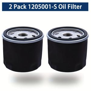 TEMU TOPPARK 12 050 01-S 오일 필터 교체용 팩 2개 (Kohler 엔진 잔디깎기, 트랙터 및 야외 장비용) - 고성능 1205001-S, Troy-Bilt Bronco, Craftsman, Gravely 등과 호환 가능