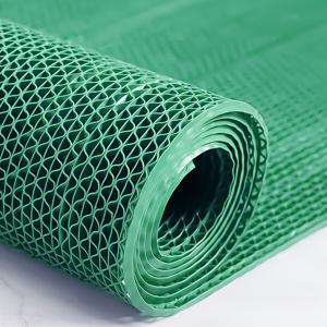 TEMU 고품질 S자형 미끄럼방지 욕실 매트 - 기하학적 디자인의 안전한 바닥매트, 100% 폴리프로필렌 섬유로 쉽게 세척 가능, 욕실 & 주방용, 손세탁 전용, 현대적인 바닥 장식