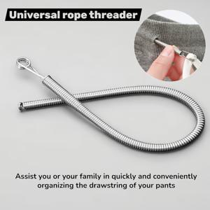 TEMU 1개 튼튼한 스프링 아일렛 실꿰기 (구부릴 수 있는 바늘 포함) | 재봉, 뜨개질 및 수공예를 위한 간편한 실꿰기, 미끄럼 방지 그립, 초보자, 노인, 시각 장애인을 위한 완벽한 선물, 인체공학적 디자인, 내구성 있는 구조, 실꿰기 보조 도구