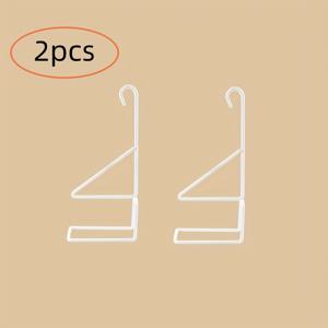 TEMU 울타리 고리 2개, 고하중 내구성 울타리용 식물걸이, 야외용, 울타리 고리, 테라스 고리, 식물걸이, 화분바구니, 새먹이통, 조명, 수영장 장비용