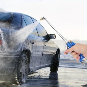 TEMU PCMOS 공압 엔진 워터 건 - 내구성 있는 금속 손잡이 & 레진 헤드가 있는 고압 자동차 청소 도구, 인체공학적 스프레이 건, 차량 유지보수용 오일 혁명, 차량 관리 액세서리, 세차용 워터 건, 전문가급 디자인, 장기 사용 가능, 강력한 구조, 정비장비, 튼튼한 제작, 자동차 수리점용