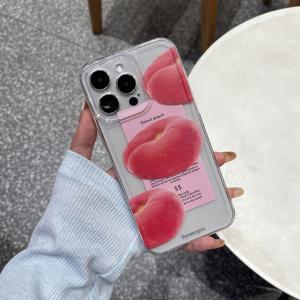 TEMU 휴대폰 케이스 - 워터 피치 쉘 정밀 홀 휴대폰 케이스는 XR, iPhone 11 Pro/11/12/13/14/15/16, Plus, Pro Max 시리즈와 호환됩니다.