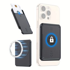 TEMU 남녀공용 강력한 자석 지갑 카드 홀더, [6-7장의 카드를 보관 가능] 초슬림 아이폰 16/15/14/12 시리즈용 최강자석 지갑 - 다양한 상황에서 사용 가능한 남편, 아버지 또는 아들을 위한 완벽한 생일 선물