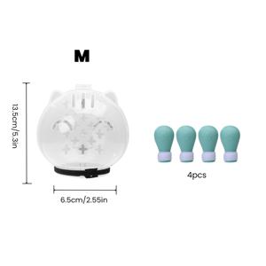 TEMU 고양이 그루밍 키트: 통기성 있는 물림방지 마우슬 & 4개입 실리콘 스크래치 보호용 부츠; 조절 가능한 투명 아스트로노트 헬멧과 발바닥 커버, 목욕·손톱깎기·수의사 진료 시 사용 - 안전한 펫 수급품, 경량화된 디자인, 편안한 착용감, Petsafe 소재, 내구성 있는 제작, 새끼 고양이 케어