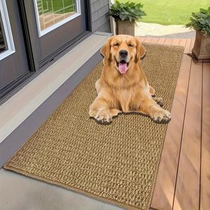 TEMU 초극세사 인조 라탄 카펫 - 두꺼운, 미끄럼 방지, 거실, 침실 등에 편안함 - 청소 용이, 단색