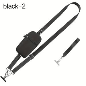 TEMU 휴대폰용 다용도 크로스바디 끈 (손목 스트랩 포함), 휴일 또는 파티 선물로 완벽, 모든 휴대폰 모델과 호환, 물병 홀더 및 클립 포함, 다양한 용도에 적합