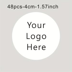 TEMU 맞춤형 로고 사진 스티커 - 이름/로고/텍스트/날짜/로고, 내구성 있는 라벨, 프로모션 이벤트, 결혼식, 기업 선물, 브랜딩, 장식 및 주문용 (맞춤형 스티커 서비스)