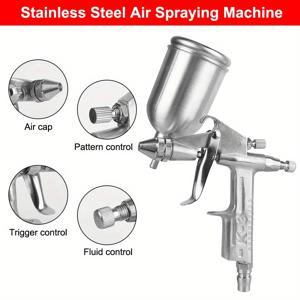 TEMU K3-0.5mm 고압 중력 스프레이 건 - 자동차 페인팅용 전문가용 수동 제어 스프레이 펜, 인체공학적 그립 디자인, 차량 수리 및 프로젝트에 적합