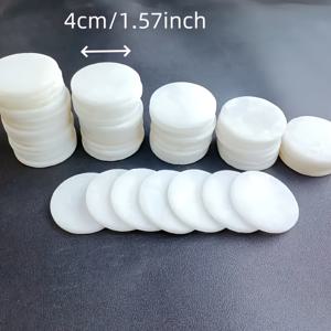 TEMU 10개 세트 페인트 가능한 라운드 화이트 스톤, 홈 데코 및 장식용 DIY 소재