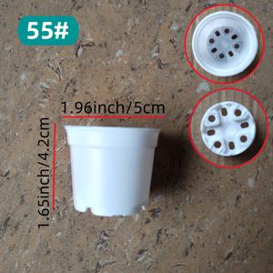 TEMU 미니 1.9인치 둥근 모종 화분