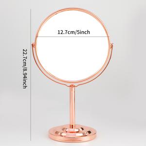 TEMU 대형, 간편한 양면 메이크업 거울 (데스크탑용), 기숙사 사용에 적합