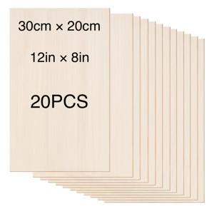 TEMU 20개 고품질 공예 보드, 30cm x , 12인치 × 8인치 (A4 공예 보드), 부드럽고 매끄러운 표면, 조각, 페인팅, 염색에 적합한 자연스럽고 유동적인 질감, A4 보드, 건축 모델 제작