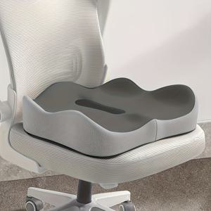 TEMU 3가지 색상 자동차 시트 쿠션, 인체공학적 메모리폼 패드. 사무실 의자 및 휠체어용—부드럽고 탄성 있는 디자인, 요추 지지대 및 자세 교정 기능, 차량용 시트에 편안하게 맞음