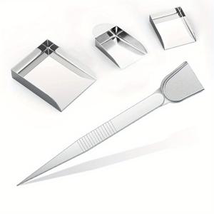 TEMU 4개 세트 주얼리 제작 키트 DIY 구슬 만들기 도구, 삽 핀셋 구슬 꿰기 스푼 미니삽 포함, 씨드 비즈 집기용, 보석 집기 및 분류 도구 액세서리