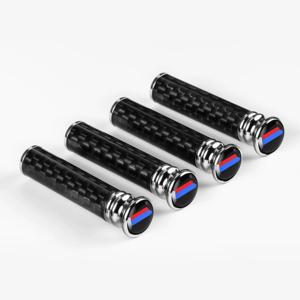TEMU BMW 1, 2, 3, 4, 5, 6, 7 시리즈 X1, X2, X3, X5, X6, X7 액세서리용 카본 파이버 자동차 도어 잠금 노브 커버 로드 4개 세트, QD4SD001