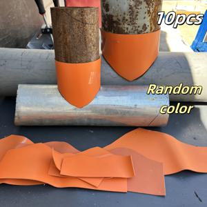 TEMU 10개입 고강도 PVC 파이프 절단 몰드, 새들 입 모양 디자인 - 금속 & PVC 파이프용 정밀 절단 슬리브, 전기 불필요, 전문 배관, 고품질 PVC, 파이프 커터