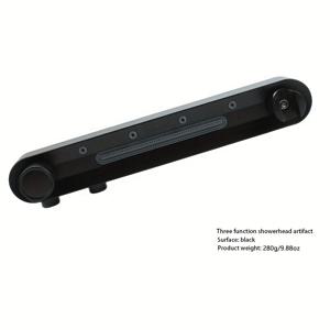 TEMU 1개 벽걸이형 샤워 헤드 - 전기 불필요, 간편한 설치, 튼튼한 플라스틱 구조로 현대적인 욕실 업그레이드 - 욕조 또는 샤워, 욕실 추가, 겨울 장식, 할로윈 (샤워 전용)