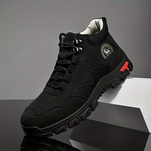 TEMU 2025 남성용 비즈니스 캐주얼 신발) 아웃도어 다용도 미끄럼 방지 빅사이즈 패셔너블 소프트 솔 편안한 남성용 신발 및 부츠