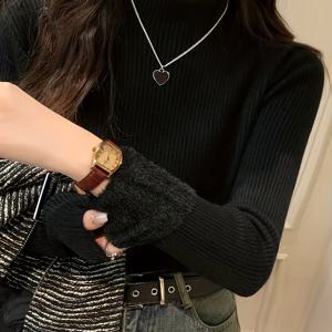 TEMU 새로운 가을/겨울용 기모 안감 베이스 셔츠 풀오버 셔츠