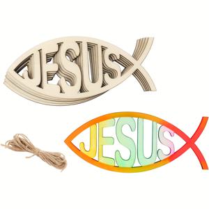 TEMU 24개 나무 중공 물고기 장식품, 목공 용품, 페인팅 용품, 할로윈, 추수감사절, 크리스마스, 새해, 생일, 결혼식 파티, 크리스마스 트리 장식, 홈, 야외, 정원, 현관, 창가, 데스크탑 장식, 나무 매달이 펜던트, 장식용 매달이 장식품, 휴일 선물 태그