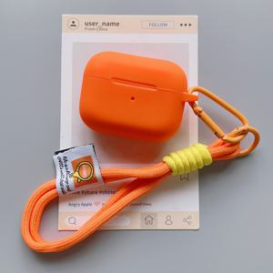 TEMU Apple Airpods Pro 3 보호 케이스 2025년형 신형 실리콘 커버, Pro 2 호환 (스트랩 포함), 여행용 액세서리, 패셔너블한 스크래치 방지, 밝기 조절 기능, Airpods 사용자 및 피트니스 애호가에게 적합