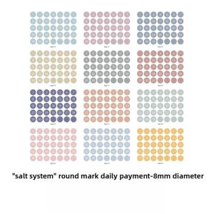 TEMU 날짜 색인 스티커, 도트 원형 스티커, 숫자 스티커, 문자 스티커가 포함된 12매 세트. 플래너 스크랩북 및 장식에 완벽하며 사무실 학습 태깅 도구로도 사용 가능합니다.