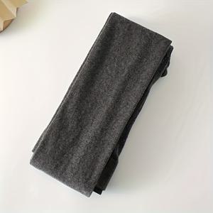 TEMU 1개 여성용 하이웨이스트 두꺼운 타이츠 - 튼튼한 겨울 따뜻함, 세로 디자인, 두꺼운 다리 & 옆면 , 가을/겨울용 단색 레깅스, 손세탁 가능 & 다양한 색상 옵션, 신축성 있는 편안한 착용감