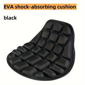 TEMU 부드럽고 편안한 EVA 폼으로 제작된 범용 블랙 시트 쿠션. 및 전기 자전거 라이딩을 위한 미끄럼 방지 디자인 특징.