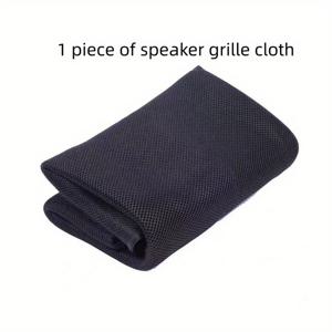 TEMU 1개 블랙 스피커 메쉬, 스피커 그릴 천, 투명 메쉬, 먼지 방지 메쉬, 사이즈: 150cm/59.06인치 X 60cm/23.62인치, DIY 스피커 또는 가구용