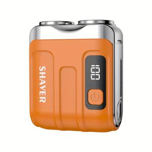 TEMU 남성용 멀티펑션 무선 전기 면도기 & 트리머 - USB-C 자석식 플로팅 블레이드, 휴대용 올인원 그루밍 기기, 원터치 작동 & LED 디스플레이, 수염, 콧수염, 체모용 - 여행 및 사용에 이상적