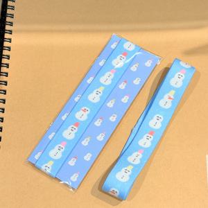 TEMU 1개 인스타일 양면 겨울 눈사람/과일 파티 스크랩북 장식용 탄성 밴드 플래너 잡지 저널링 카드 만들기 재료 미니멀 크래프트 소품