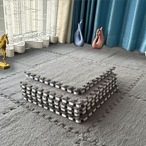TEMU 침실 침대 미끄럼 방지, 거실 두꺼운 퍼즐 매트, 옷장 다다미 매트, 카펫를 위한 40개 플러시 인터로킹 카펫 세트