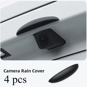 TEMU 다양한 차량용 후방 카메라 비닐 커버 - 두꺼운 와이드 에지, 매트 방수 카메라 보호 커버, 비와 폭우 시 시야 개선, 자동차, 트럭, SUV용