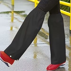 TEMU 남녀공용 블랙 레그 슬리브, 사이클링, 야외 작업 및 집안일에 적합, 3가지 사이즈로 제공: Small, Medium, Large