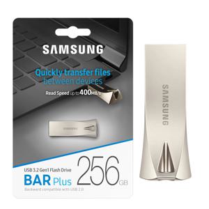 TEMU 삼성 정품 BAR Plus USB 3.1 Flash Drive 외장 USB메모리 256GB 갤럭시 호환 백업 MUF-256BE3/APC